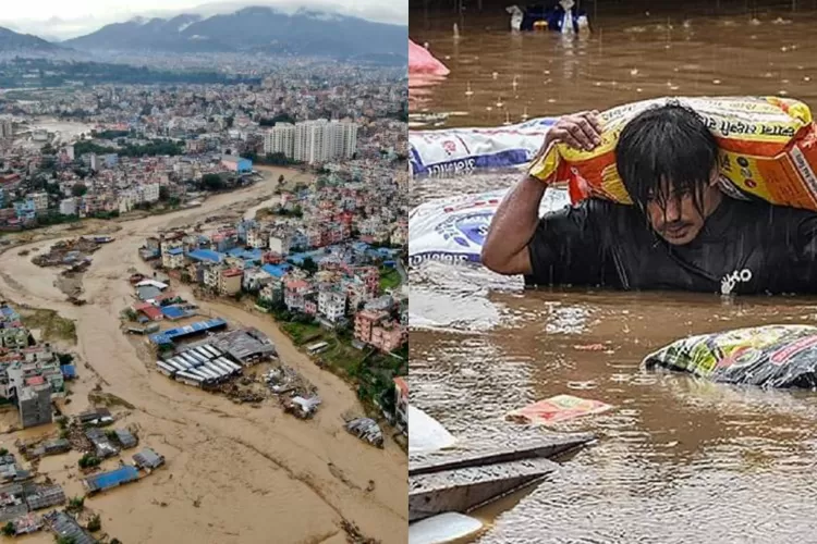 Banjir dan tanah longsor menewaskan hampir 200 orang di Nepal.pacificmusicworks (2)